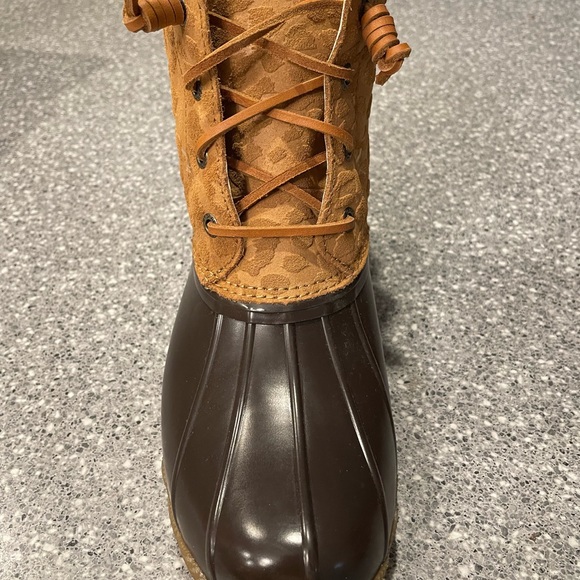 Sperry saltwater cheetah tan brand new boots - Picture 4 of 8